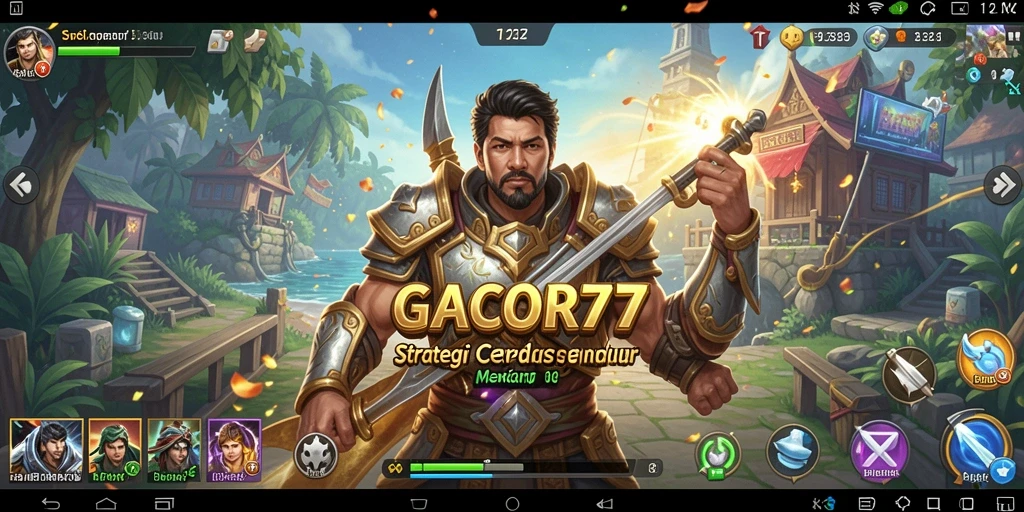 Tampilan gameplay menarik dalam GACOR77 dengan strategi mendalam.