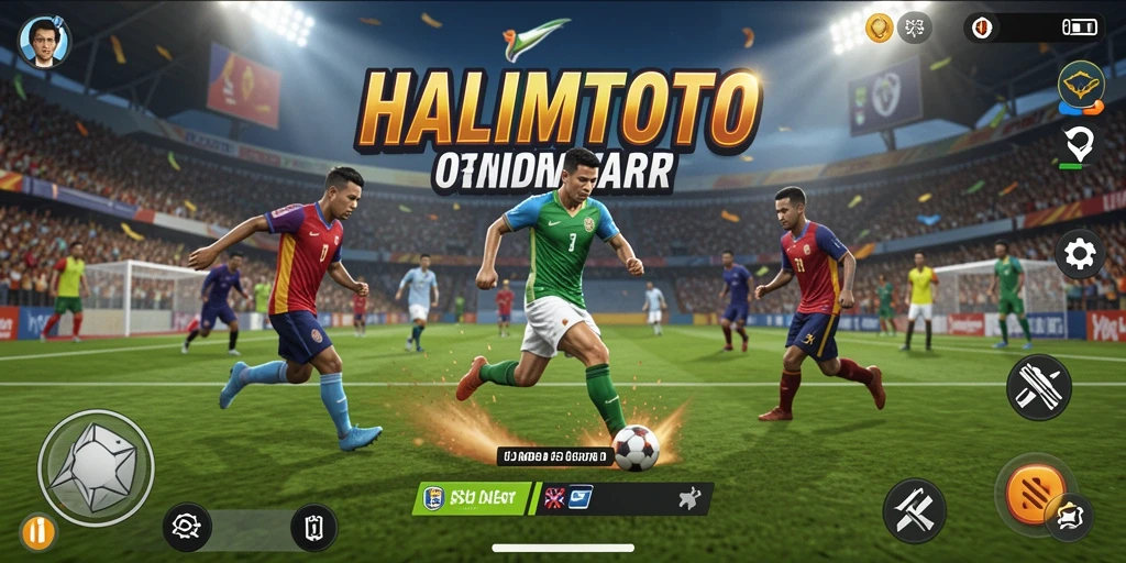 Tampilan gameplay <strong>HALIMTOTO</strong> yang seru dan menantang dalam olahraga.