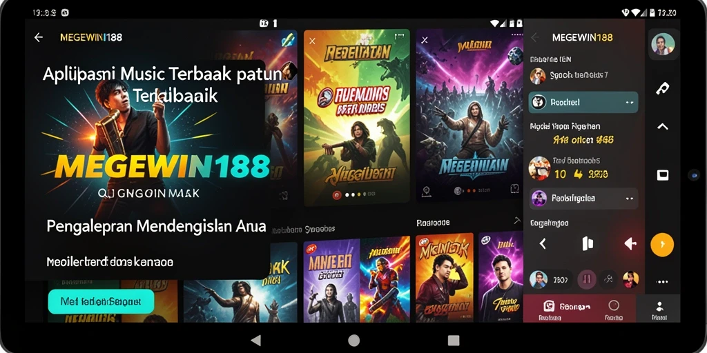 Tampilan gameplay MEGEWIN188 menampilkan antarmuka yang sederhana dan menarik.
