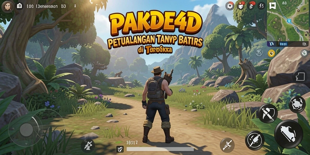 Tampilan gameplay <strong>PAKDE4D</strong> yang menakjubkan dalam dunia terbuka.