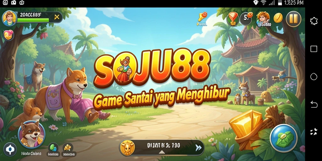 Tangkapan layar dari gameplay SOJU88 yang menampilkan keseruan dan warna-warni.